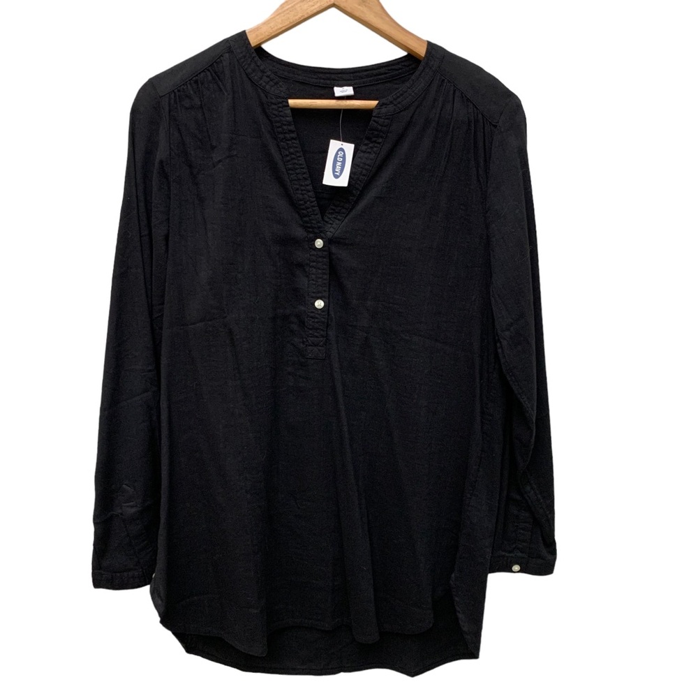 NWT Beautiful Old Navy Black Tunic size Medium